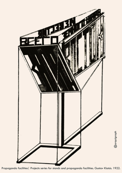 PrototypeGustav Klutsis. Projects series for stands and propaganda facilities. 1922Constructivism fl