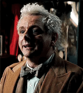 I Love His Happy Little Stimming Fists When He’s Overly Excited. I Love Aziraphale So Much 🥰