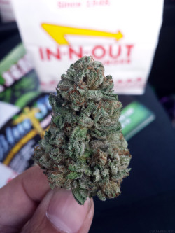 caliweeed420:  Dank nug and some In N Out