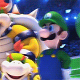 Bowser Jr. together with his dad at the Olympic Games ♥