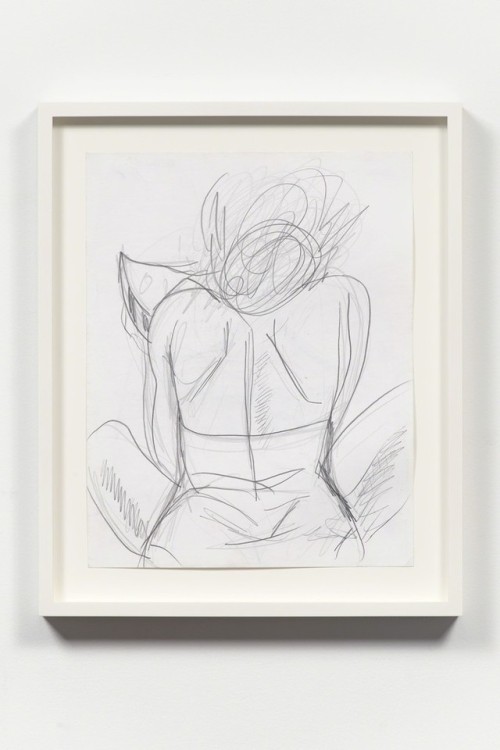 Ella Kruglyanskaya, Untitled (Watermelon), 2011, graphite on paper Gavin Brown’s Enterprise 