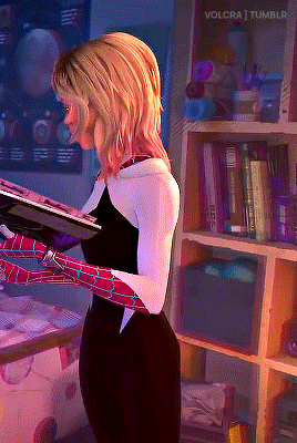 volcra:  GWEN STACY voiced by HAILEE STEINFELD— SPIDER-MAN: ACROSS THE SPIDER-VERSE PART ONE