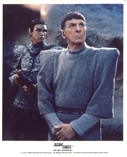trekcore: Ambassador Spock remains calm as he’s captured by Romulans.