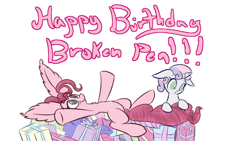 finalskies:  Hap-Hap-Happy Birthday, Broken Pen!  x3