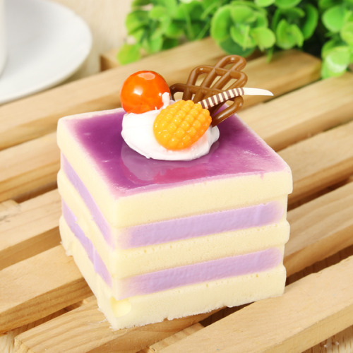 pinkune: Squishy Mousse cake Fruit Cream Cake Toy