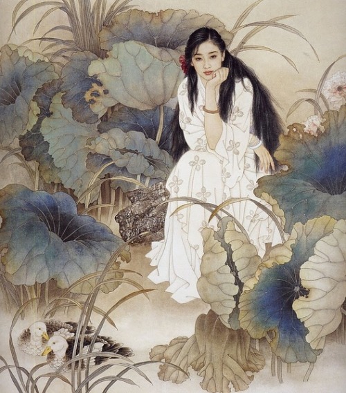 cultureincart: Chinese Paintings - Ancient Beauties 国画美人 #ChinesePainting cultureincart