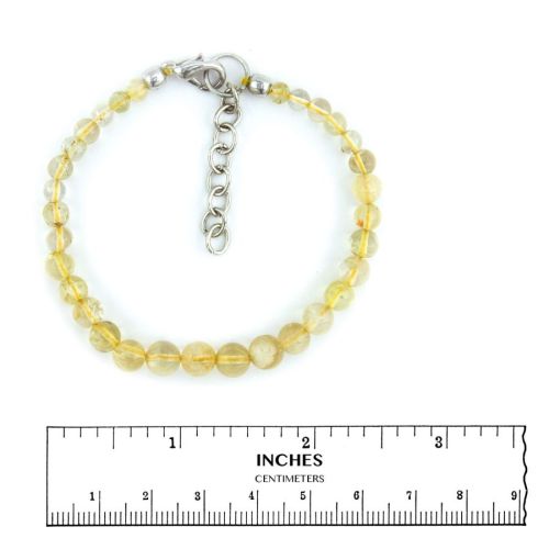  Citrine Bracelet - The bracelet that represents the color of the fall. The golden reddish hue of th