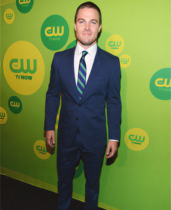 The cast of Arrow at the 2013 CW Upfronts