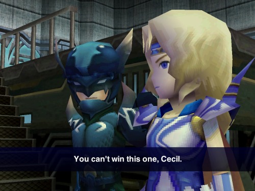 So. When Sev was just a little Sev, this was such an important scene in this game: Rosa and Rydia bo