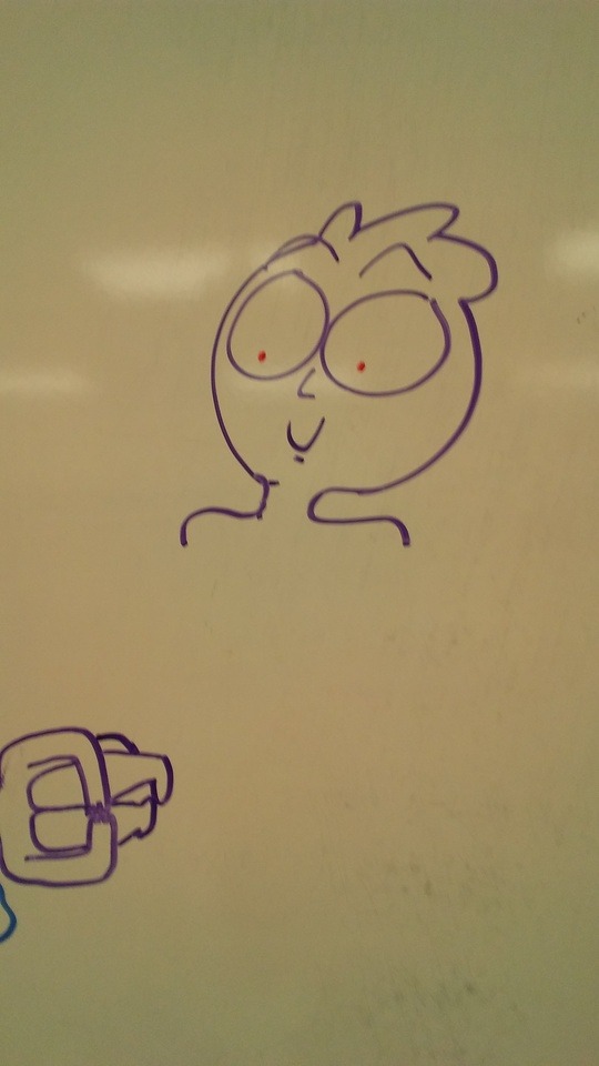 Some Weird Doodlea I Did On The White Board Out Of Boredom