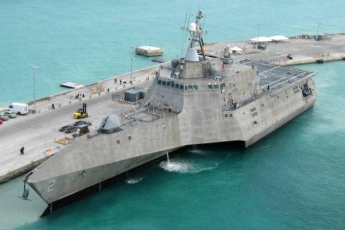 Littoral Combat Ship USS Independence Mole Pier, Naval Air Station Key West, Floridaimage credits: P