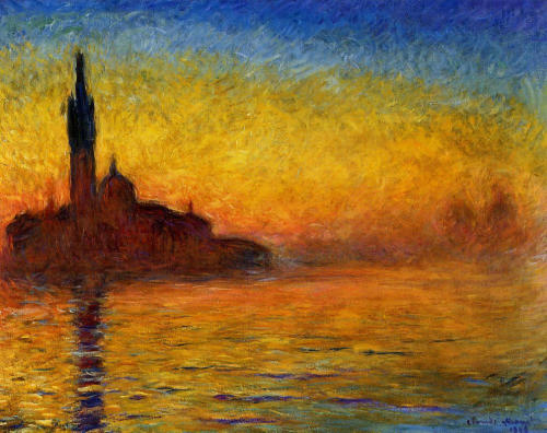 lonequixote: Twilight, Venice ~ Claude Monet