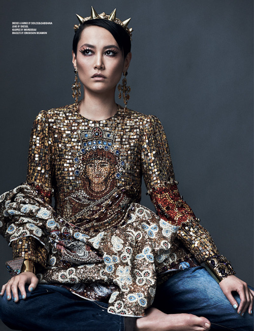 youandmeandthezombieapocalypse:RINKO KIKUCHI PHOTOGRAPHED BY MARIANO VIVANCO STYLING: NICOLA FORMICHETTIDSECTION Issue 0