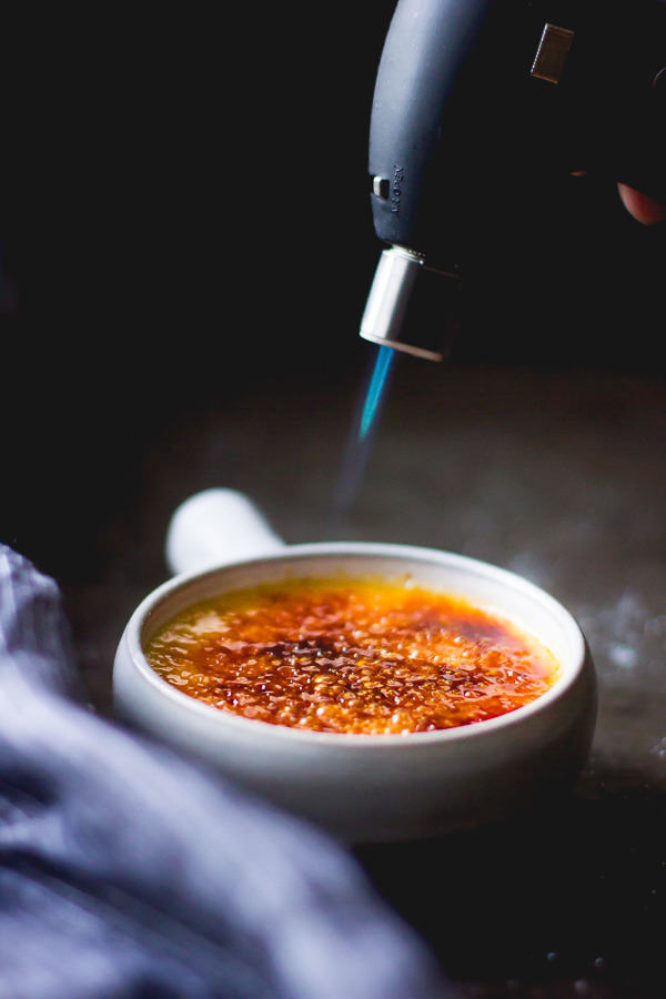 sweetoothgirl:  Blood Orange Chocolate-Bottom Crème Brûlée for Two