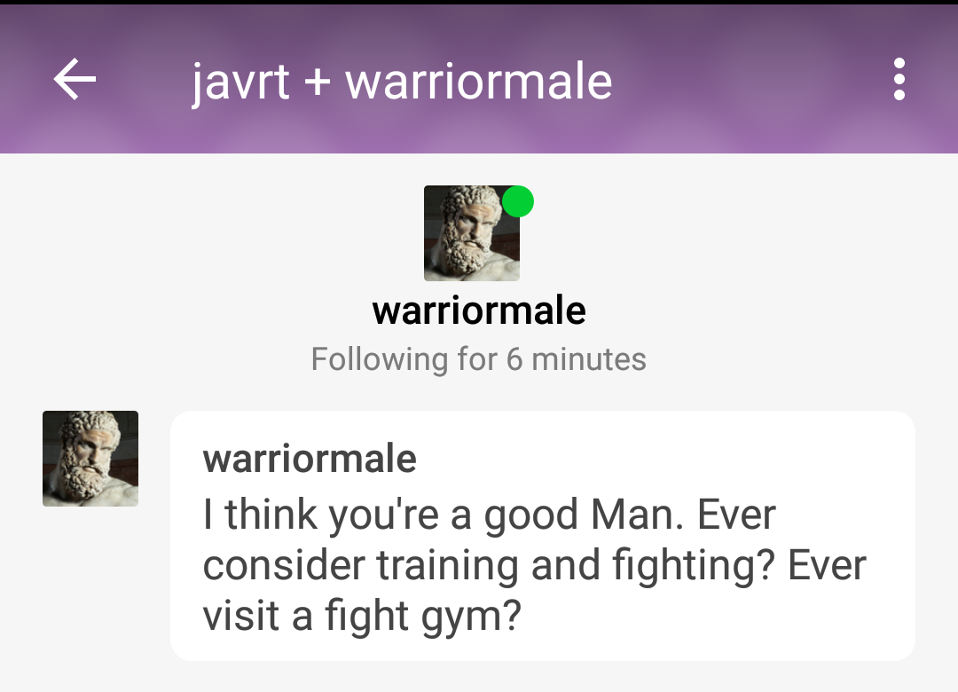 witch-with-a-dick:  javrt:Warriormale is my dad now and I love him  this is wholesome