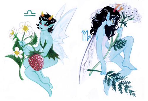 wildparsnip:  fairystuck (/・_・)ノ.:*・°☆ I DID IT!!! this was so fun. poppy, daisy, tansy, water lily, sunflower, wintergreen, strawberry, hemlock, horse chestnut, black poppy, dandelion, and seaweed i was inspired by this post. 