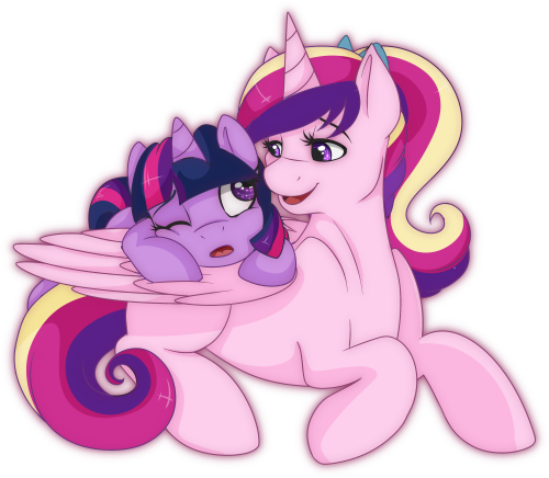 ask-pony-octavia:  llacky:  The best foalsitter :3  As usually letting you know I’m currently on this tumblr :3  D'awww~! <3