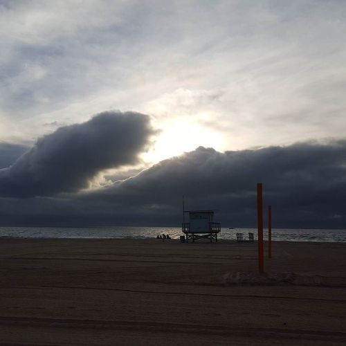 Crazy clouds in #hermosabeach