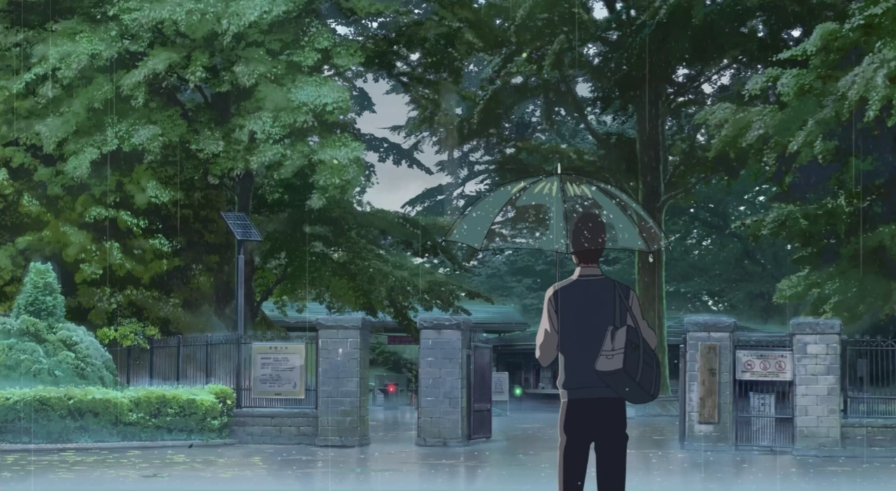 Download wallpaper 1280x960 girl umbrella rain sad anime standard 43  hd background