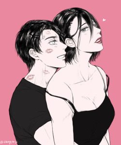 cang-ye-ji: “Do you like my new lipstick, Eren ?” “well…..it’s GREAT…“ -   ( ͡° ͜ʖ ͡°)   