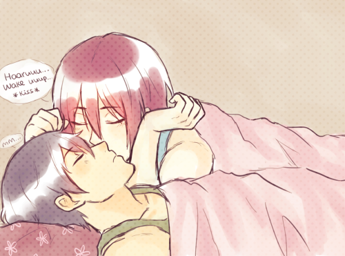 miffurin:♥ RinHaru Week▕ Day 3: Good Couple Daywhen they start living together, haru wants to join r