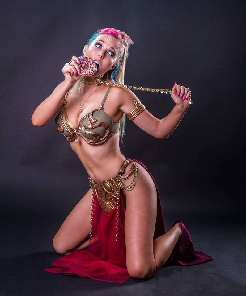 newextremecosplay:  Slave Leia by Krystle Starr
