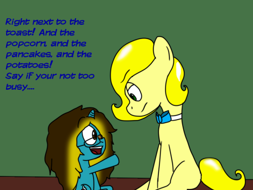 asksweetdisaster:   1/5 Answering many questions now! >w< ((OK BEFORE YOU ASK  ABOUT THAT TOY! It’s an actual toy I used to play with as a kid.  And the LOO thing is an inside joke between me and Poke xD We say that instead of Lol in our chats