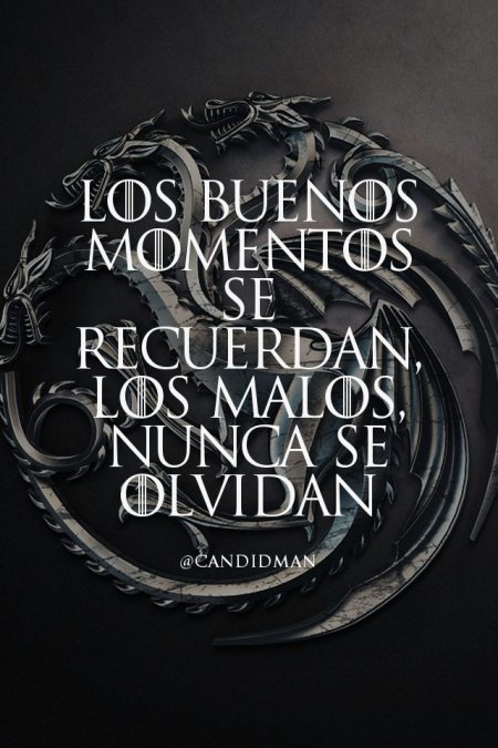 Candidman - “Los buenos momentos se recuerdan, los malos,...