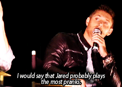 jensenacklesmishacollins:  and [Jared] loves that. [x]     