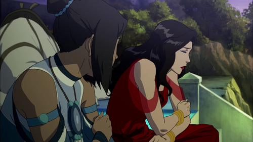 owldee:  swan2swan:  sherbeeee:  i always get really intense korrasami feelings late at night and i have no idea why but IT’S LIKE WHEN I IMAGINE ASAMI AND KORRA AS A BATTLE COUPLE KICKING ASS AND TAKING NAMES DRIVING AROUND TOWN IN CARS AND MOPEDS