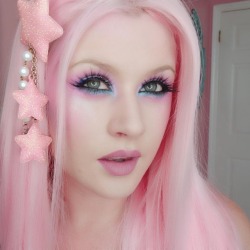 sugarpillcosmetics:Pastel princess @kellyeden wearing #sugarpill Kim Chi eyeshadow by @kimchi_chic!