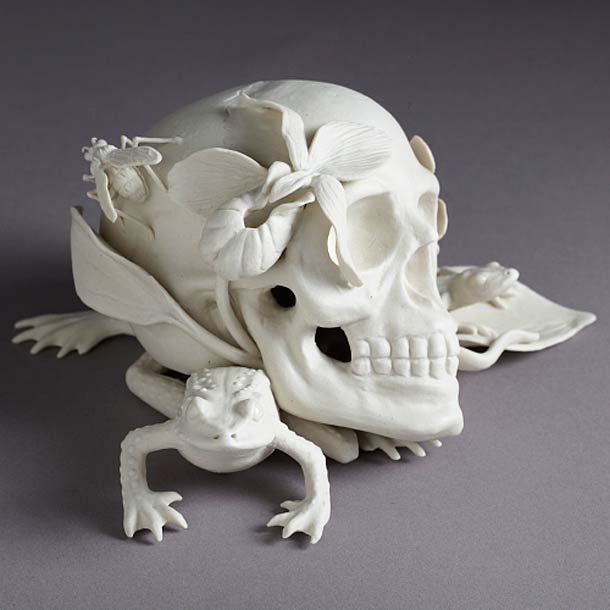 art-tension:    					Memento Mori – Amazing ceramics by  The Famous Artist Kate