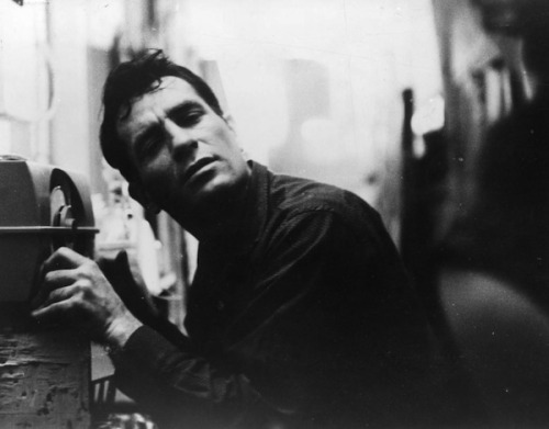 inneroptics: Jack Kerouac Listening to Himself on the Radio, 1959 -John Cohen  “I had nothing to off