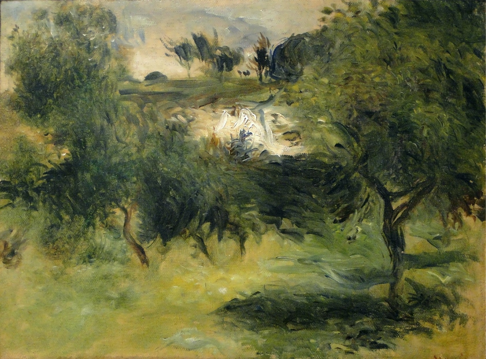 cruello:Pierre Auguste Renoir — Landscape with Trees