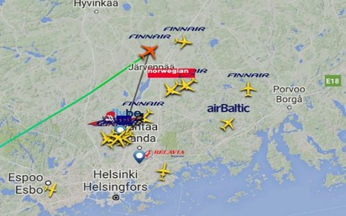 comtessedebussy:sixpenceee:Brave passengers board last ever Flight 666 to HEL on Friday the 13th Lin