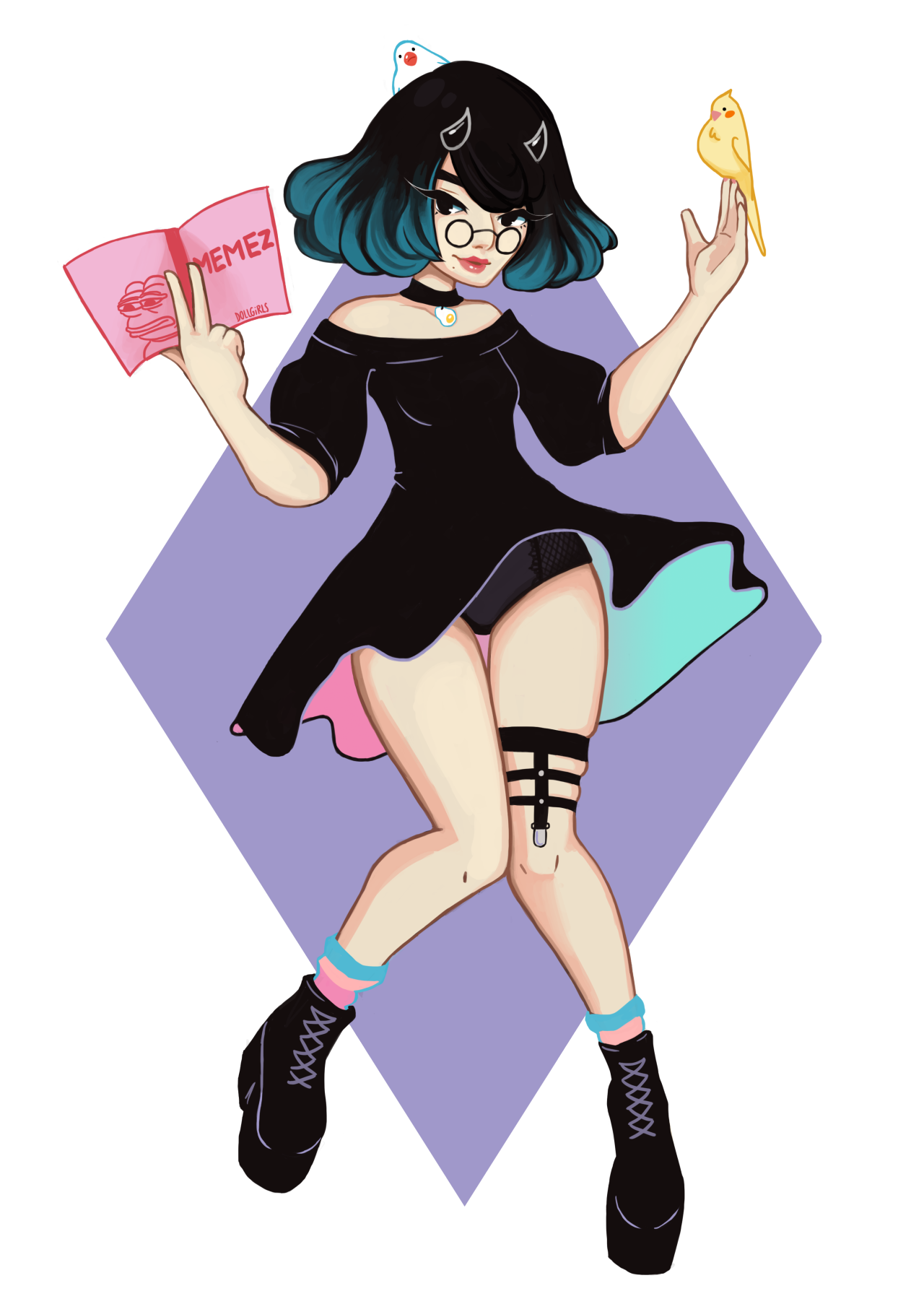 dollgirls:  internet witch kaihexing haters with memes since 1994