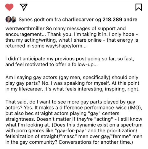 uncredited-protagonist:aproclivityforgayshit:ink-phoenix:King Shit I just absolutely need y’all to read his reasons for this decision, which he posted over two Instagram posts. It is golden!I say, without the slightest bit of irony, I stan this gay