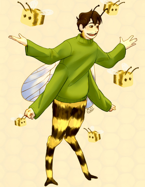 There is a severe lack of bee hybrid Tubbo, we need more.(Please reblog, and leave some tags! I love