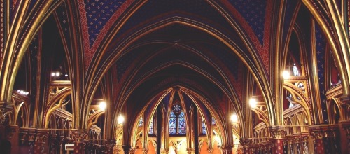 [1/?] Favorite places I have been. Sainte-Chapelle, Paris, France. Built around 1238 as a 