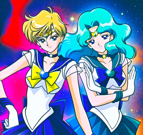dangerousperfectionparadise:Sailor Uranus & Sailor Neptune                                      
