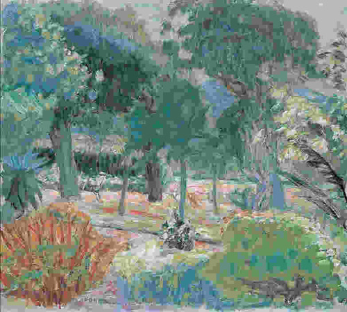 Garden in Southern France  -  Pierre Bonnard French 1867-1947Post-impressionism