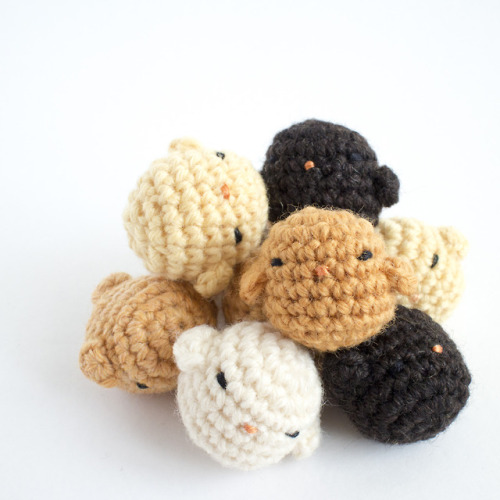 Baby chickens take less than an hour to crochet and are super easy to make. You can use them as cute