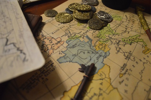 brockleeinc10: How I made my Pirate Map! (aka 1800’s European replica map) 1.Coffee stained dr