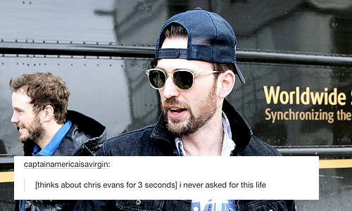 greenarrovv:  chris evans w/ text posts about him 