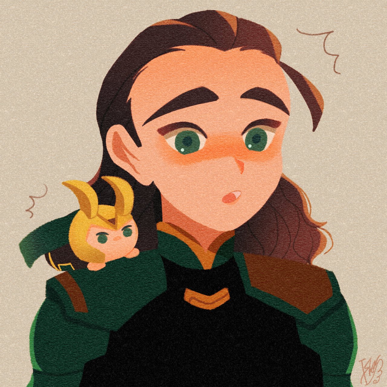 Loki fan art chibi : r/Marvel