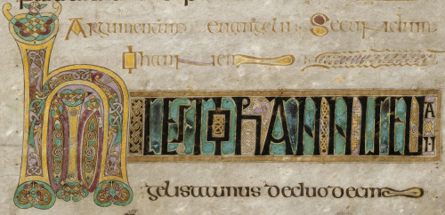 artofthedarkages:Gospels, MS 58, Trinity College Dublin