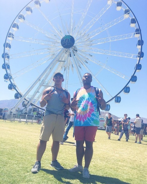 Porn Pics Coachella Day 1: With Day 1 brotha!  (at