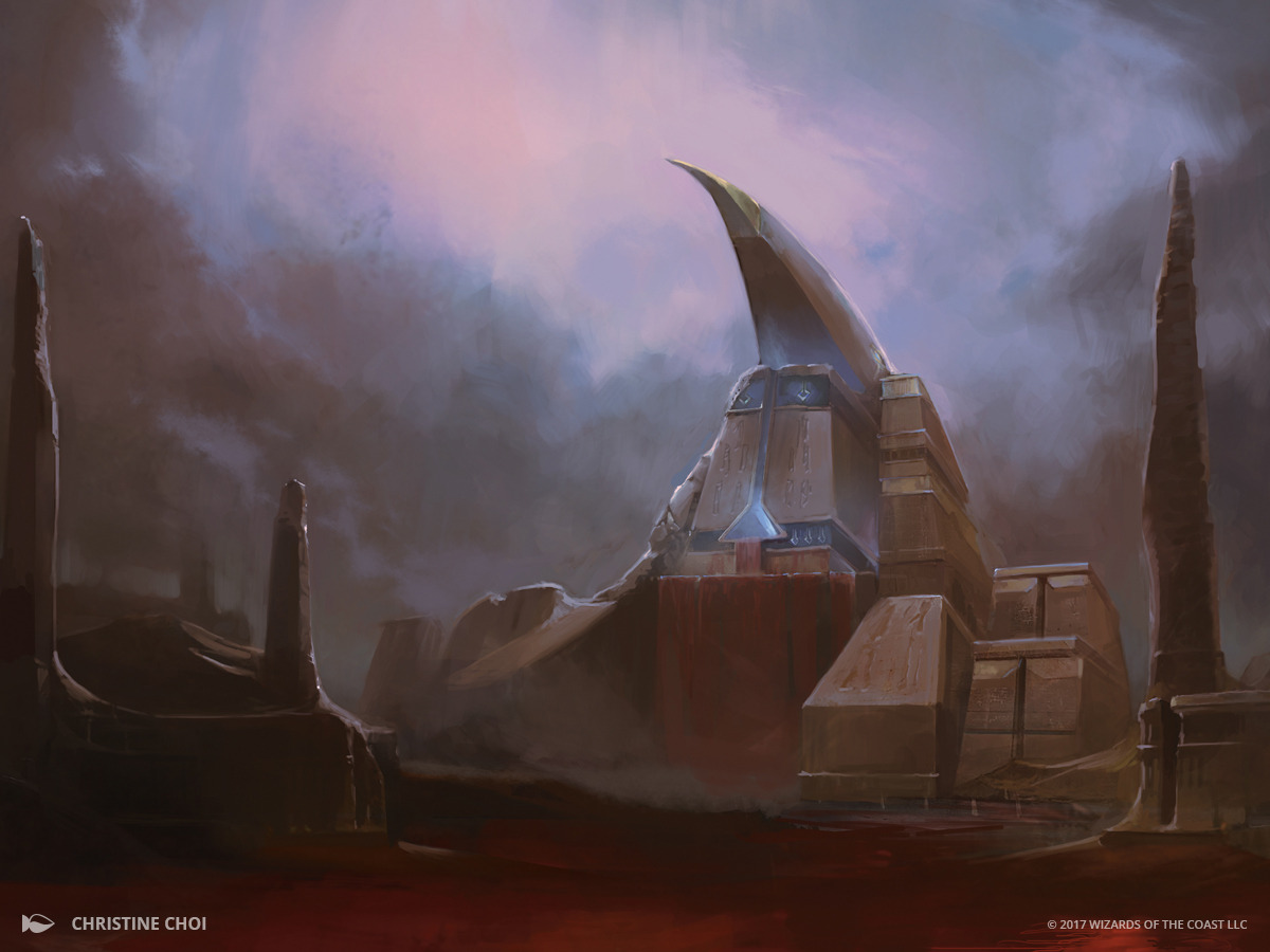 wizardsmagic:    Lay eyes on what once were the great Monuments of Amonkhet…But