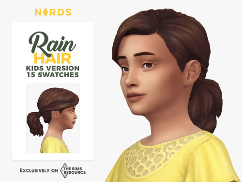 Rain Hair for Kids:Dag dag guys,I converted my Rain Hair for kids (male and female). I hope you li