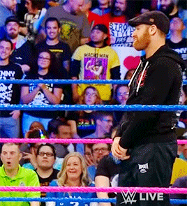 mith-gifs-wrestling:  This angle has FINALLY given me someone who responds exactly